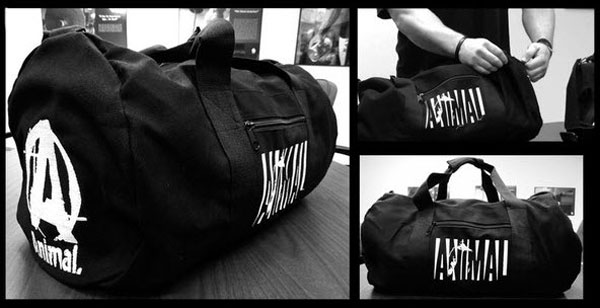 universal nutrition gym bag